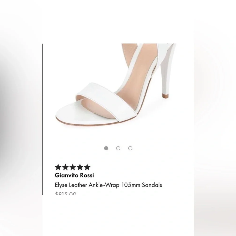 Gianvito Rossi White high heel sandals